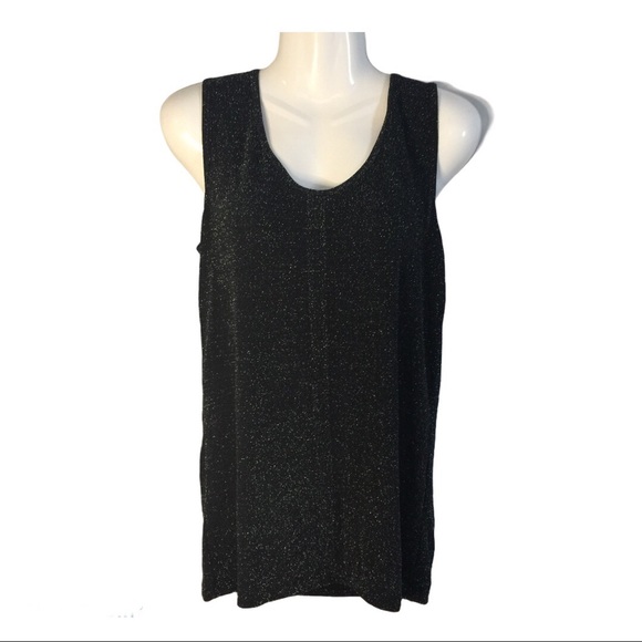 Avon Tops - 🛍Avon Black Glitter Tank🛍